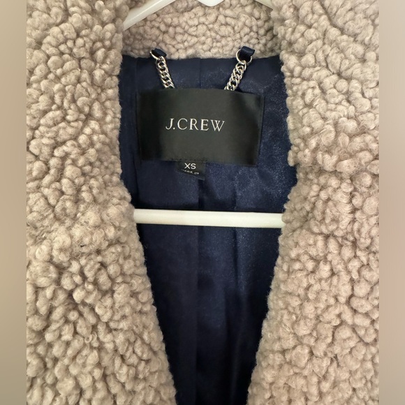 J. Crew Teddy Sherpa Topcoat - Picture 5 of 10